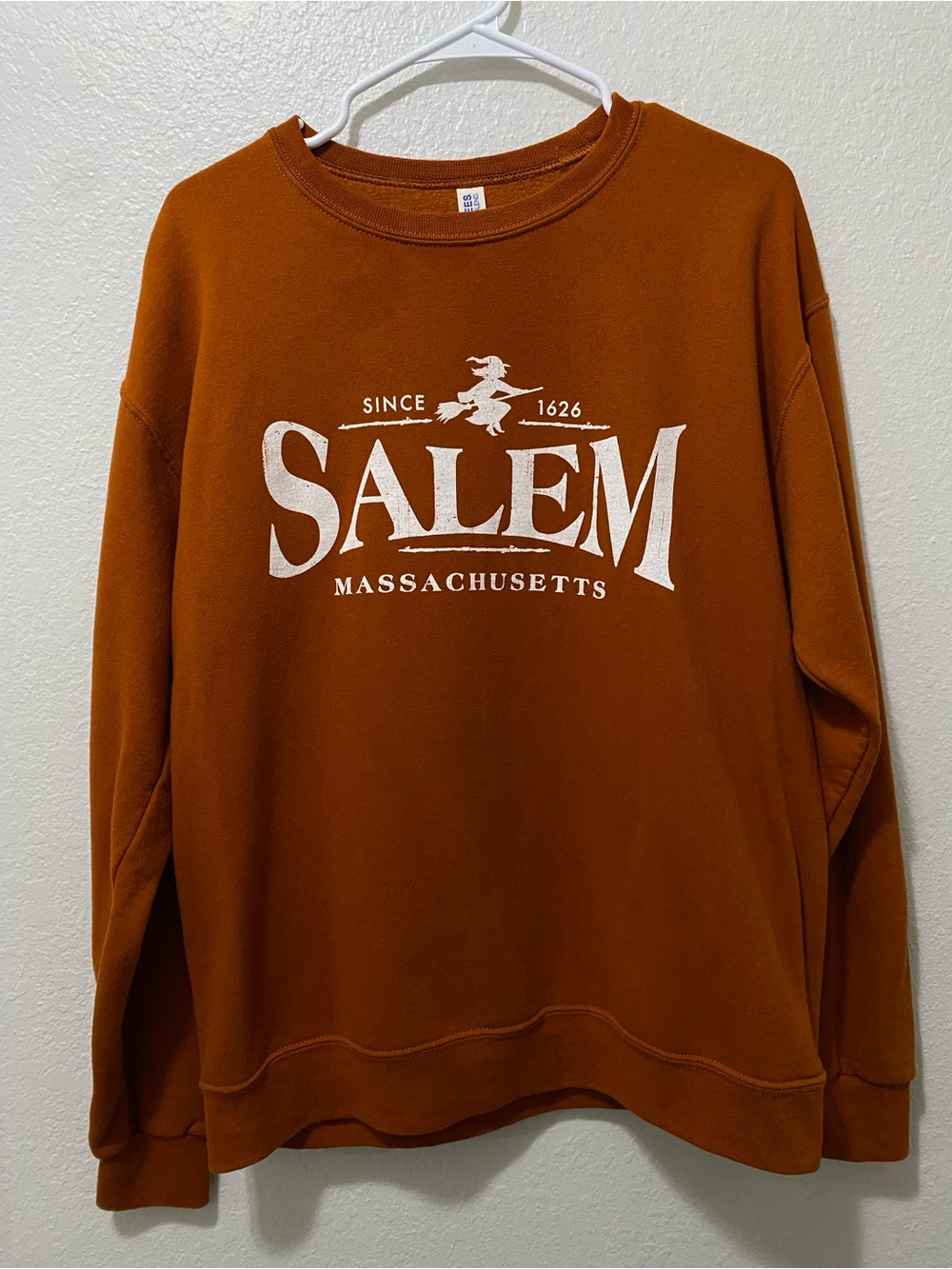 Salem Massachusetts Rust Crewneck Sweatshirt - Unbranded